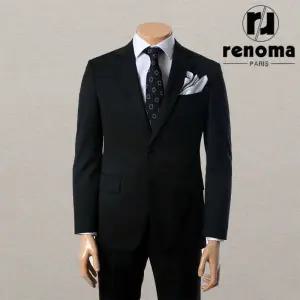 [롯데백화점]레노마 [기간한정이벤트]FW 가을겨울 최고급 무광 블랙 울 스판 정장 RQCISJ711AJD