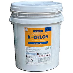 수영장 소독약품 케이크론 정제 알약 40KG