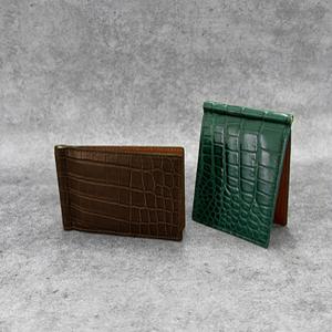 더퀴르 악어가죽 명품 머니클립