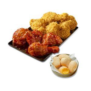 [BBQ] 황올반+BBQ양념반+황금알치즈볼