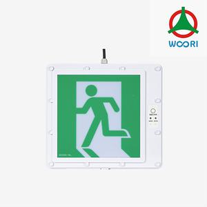 우리방재산업 방수형 피난구 유도등 벽부형 중형 (WR-EWPM-W01)