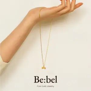 순금목걸이 3.75g 24k 디자인 컷 리본 비벨 한돈 1돈