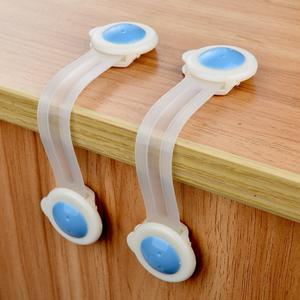 서랍 잠금장치 문고정 안전 장치 용품 서랍안전장치 문열림방지 창문 냉장고 문고리 투명 2P