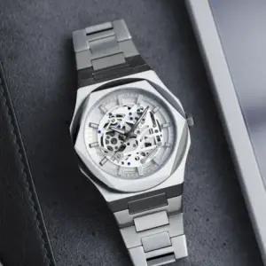 [롯데백화점]에리스골드 볼타닉 스켈레톤 오토매틱 메탈밴드 명품 시계 G9031S-S