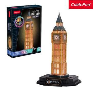 3D입체퍼즐 세계문화유산 건축물 종이모형 조립 페이퍼토이 만들기 런던 빅벤LED