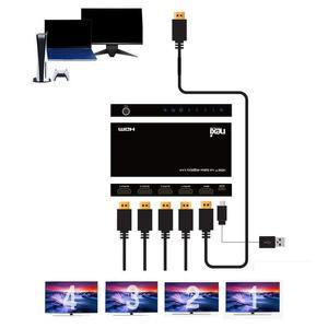 [XBGH3212]영상1 4 분배기 HDMI V2 0 해상도자동조절