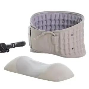 일상곡선 의료용 곡선 견인기 허리보호대 + 베개 세트