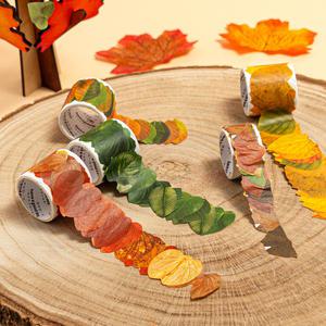 [민화샵] 낙엽 마스킹 테이프 5종 세트 패키지 가을 만들기 다이어리 꾸미기