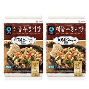 청정원 호밍스 해물누룽지탕 670g x 2봉