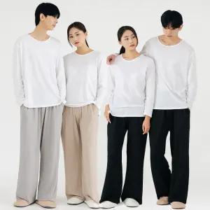 이너쿠키 슬림 피치 기모 여성 남성 수면잠옷 홈웨어 IFC2067