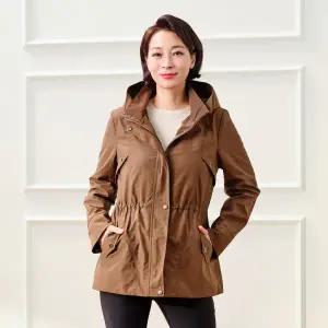 [마담엘레강스][마담엘레강스] 브리트니 세미후드 트렌치 N243JP70