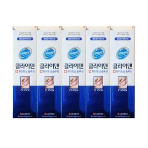엘지생활건강 클라이덴 화이트닝 솔루션 뉴 치약 120gX5개