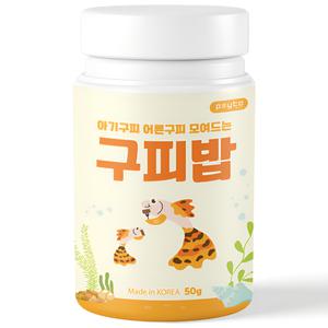페이토 구피밥 50g 먹이스푼 포함 국내산 사료 소형열대어 구피 전용사료 50g