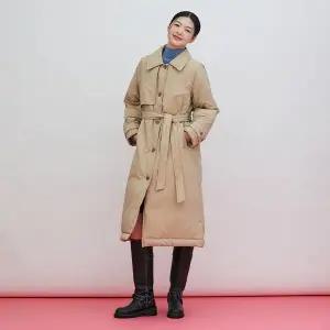 [LAP](의정부점)(덕) 트렌치형 벨티드 롱 다운 코트 AQ4PDB66