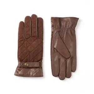 브루톤 터치스크린 남성 가죽장갑 - 브라운