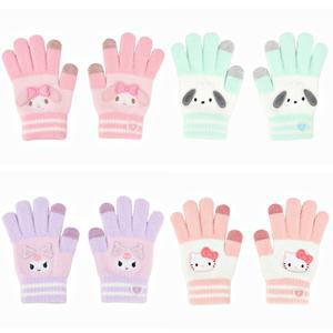 산리오 완구 수면 터치 장갑 포차코 쿠로미 마이멜로디 헬로키티어린이 초등 장갑
