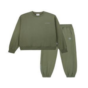 낫배드코리아 하프 백나염 트레이닝복 Set (카키)