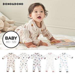 [도노도노]면모달 간절기 긴팔내의 보들보들 아기내복