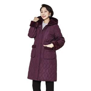 메)브리안 에코퍼 니트배색 퀼팅코트1종