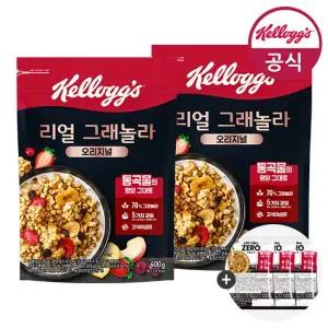 시리얼 리얼 그래놀라 400g x 2개 + 제로120g