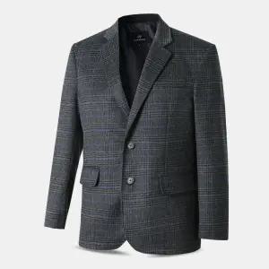 남성 모직 체크 중년 콤비 자켓 YCO753 가을 겨울