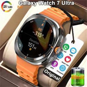 갤럭시 워치 7 울트라 스마트 워치 남성용 GPS 트랙 스마트 워치 AI 다이얼 HD AMOLED 음성 통화 NFC 스포