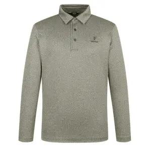 [팬텀]골프 세이브존07 남성 자수 긴팔티 패턴 로고 카라 211D3TO101 (S27366231)