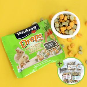 비타크래프트 미니 드롭스 당근 민들레 간식 햄스터