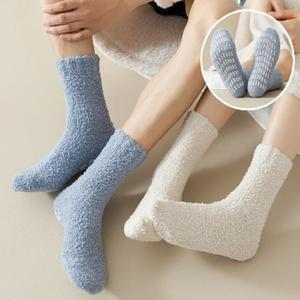 oMy 무압박 미끄럼방지 털 빠짐없는 남녀공용 수면양말