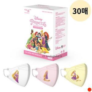 어린숨 엣지 컬러 마스크 프린세스 라푼젤 중형 30매