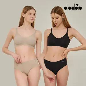 [디아도라] 여성 심플 퓨징 매끈핏 브라팬티 4종세트