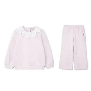 [대구백화점] [페리미츠] 키즈 여아 퍼플 플라워 상하복 세트(P2515T190/P286)