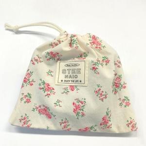 보리별 핫팩파우치 핫팩주머니 조리개형 패브릭 스트링 핑크