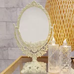 빈티지엔틱 스탠드탁상거울 360도회전 유럽풍레트로거울