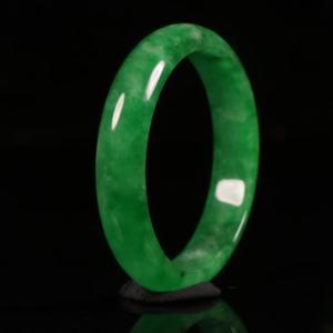 천연 생태 패턴  미얀마 에메랄드 그린 팔찌 여성 옥 여자 친구  보내기 54mm64mm