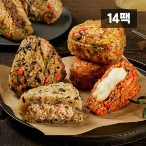 [작심닭] 작심통밥 귀리/현미 주먹밥 100g 14종 14팩