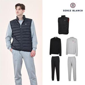 세르즈블랑코 남성 패딩베스트 셋업 3종