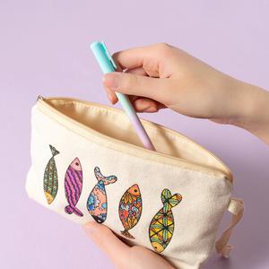 [민화샵] 패브릭 파우치 만들기 필통 파우치백 미술 놀이 재료