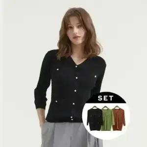 [스몰 SIZE] 지베르니 골지니트 풀오버 3종 (G07-3)