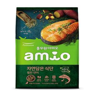 [코스트코] 풀무원 아미오 자연담은 식단 애견 건식사료 연어 6.4kg