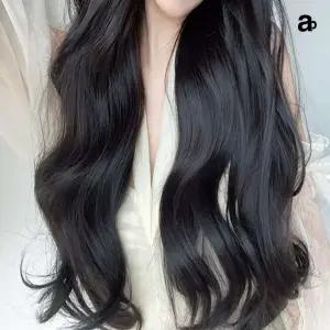 붙임 긴 머리 피스 붙이는 웨이브 가발 셀프 똑딱이