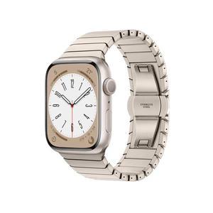 TXLX 애플워치 10 9 8 7 SE 울트라 2 호환 링크브레이슬릿 메탈 스트랩