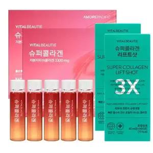 아모레퍼시픽 바이탈뷰티 슈퍼콜라겐 앰플 30개입X2개 + 슈퍼콜라겐 리프트샷 5포입X2개