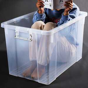 투명 리빙박스 특대형 상자 플라스틱 점보 대형리빙박스 수납 빅사이즈 의류