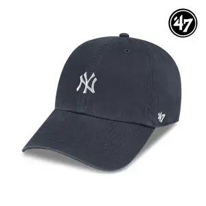 [47brand]47 브랜드 뉴욕양키스 MLB 남자 여성 엠엘비 볼캡 야구 모자 빈티지 네이비 B-BSRNR17GWS-VN