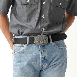 [리바이스]리바이스 가죽 브라이들 버클 남성 벨트