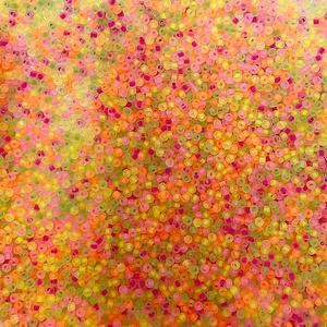 [15g]2mm 고급 무광 네온 인사이드 시드비즈 믹스 SMX237 비즈팔찌 공예재료