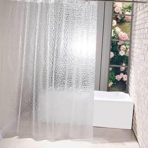 [JHQS9RV8_4B]180cm 화장실커튼 투명커튼 방수샤워커튼