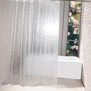 [셀러허브 패션][JHQS9RV8_4B]180cm 화장실커튼 투명커튼 방수샤워커튼