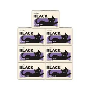 [시크릿데이]시크릿데이 블랙 생리대 슈퍼롱 오버나이트 8p X 7팩